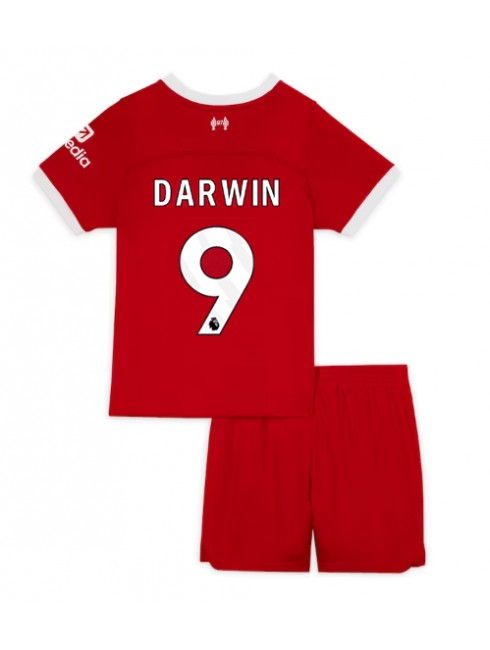 Billige Liverpool Darwin Nunez #9 Hjemmedraktsett Barn 2023-24 Kortermet (+ Korte bukser)